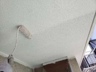 外壁 軒天上塗装